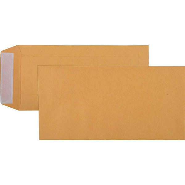 Cumberland DLX Envelopes Gold Pocket 235x120mm 85GSM Box 500 605322 - SuperOffice