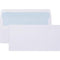 Cumberland DLX Envelopes Plain Face Secretive Self Seal 80GSM 120x235mm White Box 500 605213 - SuperOffice