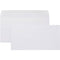 Cumberland DLX Envelopes Plain Self Seal 80GSM 120x235mm White Box 500 605211 - SuperOffice