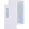 Cumberland DLX Envelopes Window Secretive Self Seal 80GSM 120x235mm White Box 500 605214 - SuperOffice