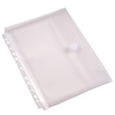 Cumberland Document Wallet Stud Closure 11 Holes 30Mm Capacity A4 Clear Pack 10 7176 - SuperOffice