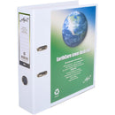 Cumberland Earthcare Recycled Insert Lever Arch File Folder A4 65mm White Box 24 Bulk IB813LAWH (Box 24) - SuperOffice