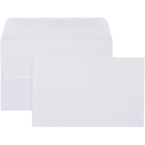 Cumberland Envelopes Plain Face Self Seal 80Gsm 90 X 165Mm White Box 500 602211 - SuperOffice