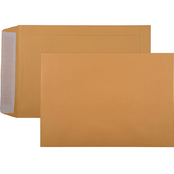 Cumberland Envelopes Pocket Strip Seal 85GSM 250x176mm Gold Box 250 607322 - SuperOffice