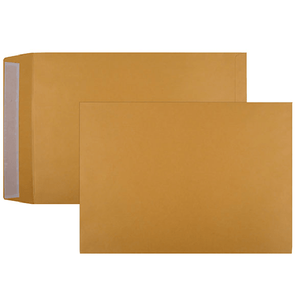 Cumberland Envelopes Pocket Strip Seal 85GSM 305x255mm Gold Box 250 611322 - SuperOffice