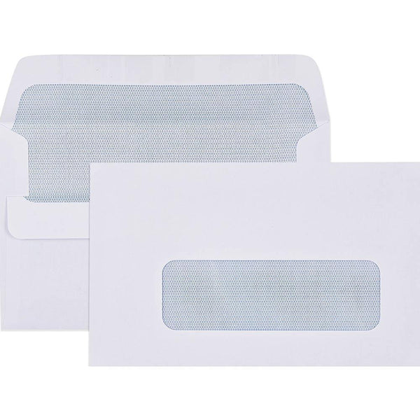 Cumberland Envelopes Windowface Secretive Self Seal 80Gsm 90 X 165Mm White Box 500 602214 - SuperOffice