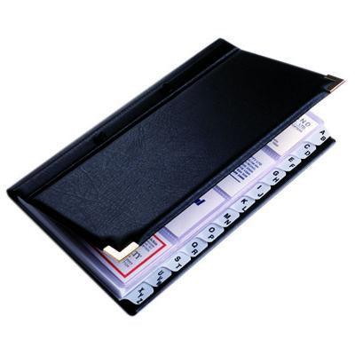 Cumberland Executive Business Card File Junior 208 Capacity OMJBCFBK - SuperOffice