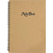 Cumberland Kraft Cover Notebook Spiral Bound Ruled 80 Leaf A4 FCKA480DS - SuperOffice