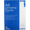 Cumberland Laminating Pouch 80 Micron A4 Clear Pack 100 13005 - SuperOffice
