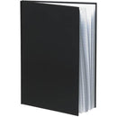 Cumberland Leathergrain Notebook Casebound Ruled 100 Leaf A4 Black 510125 - SuperOffice