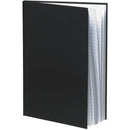 Cumberland Leathergrain Notebook Casebound Ruled 100 Leaf A5 Black 510126 - SuperOffice