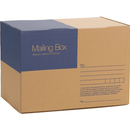 Cumberland Mailing Box 405x300x255mm Brown Pack 25 7123A (25 Pack) - SuperOffice