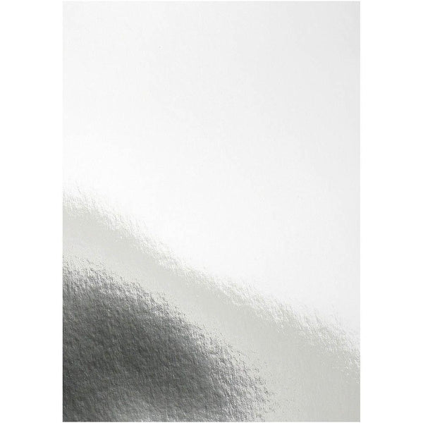 Cumberland Mirrorboard A3 250Gsm 297 X 420Mm Silver Pack 50 FOI008A3 - SuperOffice