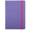 Cumberland Notebook Pu Cover With Elastic Closure 72 Leaf A6 Purple 3023 - SuperOffice