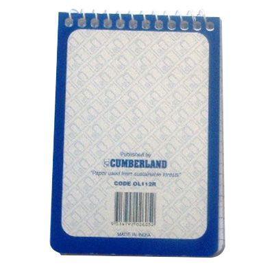 Cumberland Notebook Refill Spiral Bound Ruled 100 Page 75 X 110Mm OL112R - SuperOffice
