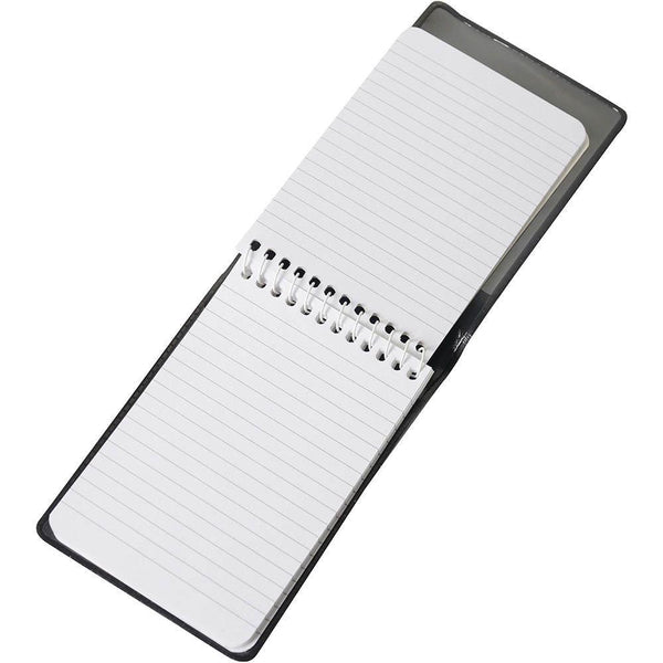 Cumberland Notebook Ruled Top Opening Perforated With Pvc Cover 86 X 120Mm Black OM112 - SuperOffice