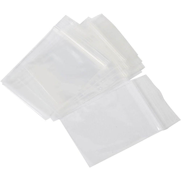 Cumberland Press Seal Plastic Bag 40 Micron 160 X 220Mm Clear Pack 100 BAG19 - SuperOffice