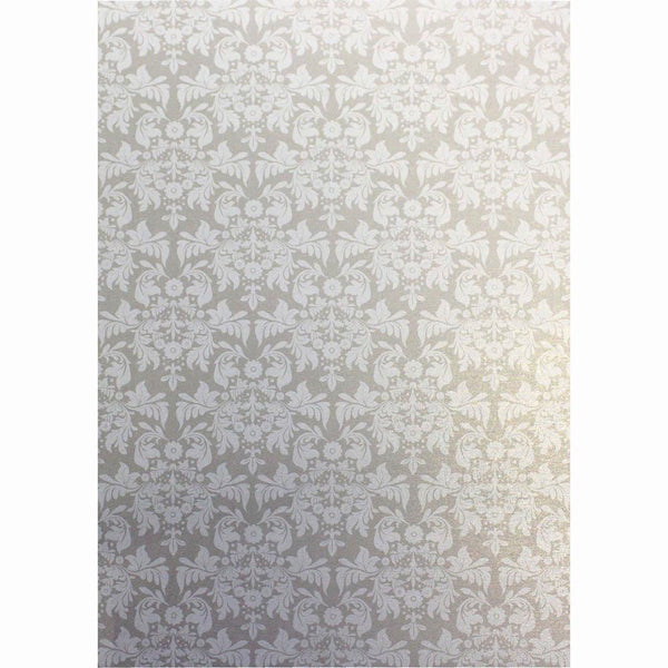 Cumberland Printed Paper Damask Design A4 Cream Pack 10 8134 - SuperOffice