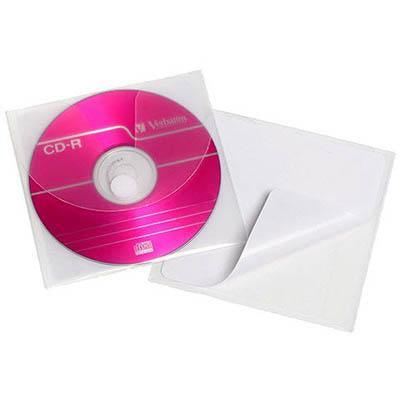 Cumberland Self Adhesive Cd Wallets Pack 5 CCW16 - SuperOffice
