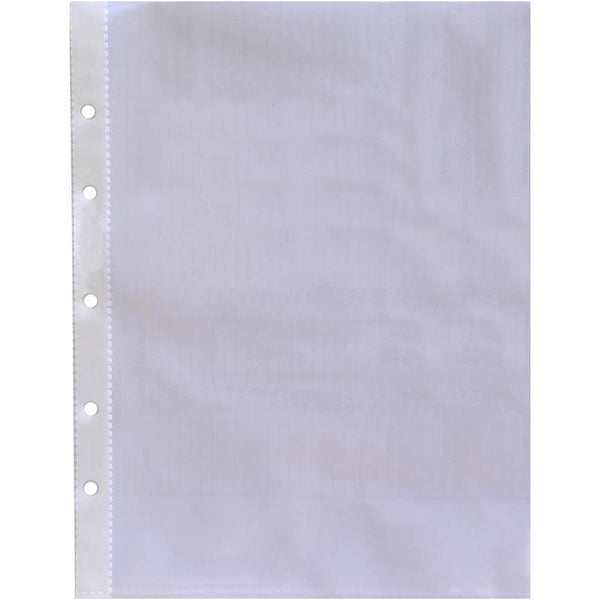 Cumberland Sheet Protector Pvc 125 Micron Heavy Duty Punched 5 Hole A5 Clear Pack 25 SP6095 - SuperOffice