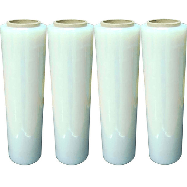 Cumberland Shrink Wrap Pallet 20 Micron 500mmx450m Clear 4 Pack Rolls 7017 (4 Pack) - SuperOffice