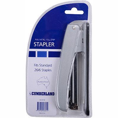 Cumberland Stapler Full Strip Metal 26/6 Silver 7160 - SuperOffice