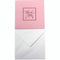 Cumberland Thank-You Card And Envelope Square Powder Pink With Squared Foiled Pink Border Pack 10 8119 - SuperOffice