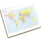 Cumberland Travel Diary Globe Design With Clear Pvc Cover 150 X 95Mm 766977 - SuperOffice