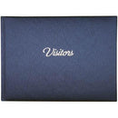 Cumberland Visitors Book Pu Cover With Silver Foil Print 265 X 195Mm 112 Pages Dark Blue 11011 - SuperOffice