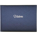 Cumberland Visitors Book Pu Cover With Silver Foil Print 265 X 195Mm 112 Pages Dark Blue 11011 - SuperOffice