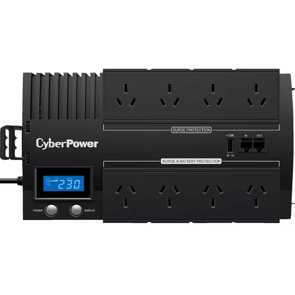 CyberPower Line Interactive BRIC UPS 1200VA/720W Uninterrupted Power Supply BR1200ELCD - SuperOffice
