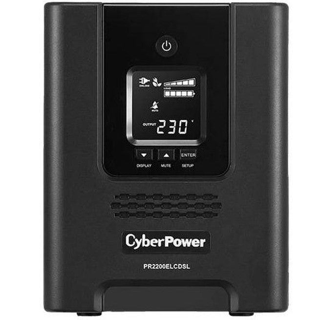CyberPower PR2200ELCDSL Pro Tower Smart App UPS System 2200V/1980W Uninterruptible Power Supply PR2200ELCDSL - SuperOffice