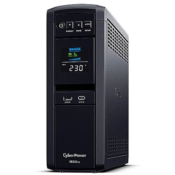Cyberpower UPS CP1600EPFCLCD 6 Port Tower Form 1600VA Uninterruptible Power Supply CP1600EPFCLCD - SuperOffice