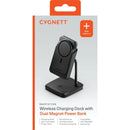 Cygnett MagStation 2-in-1 MagSafe Magnetic Power Bank Wireless Charging Dock CY4631PBCHE - SuperOffice