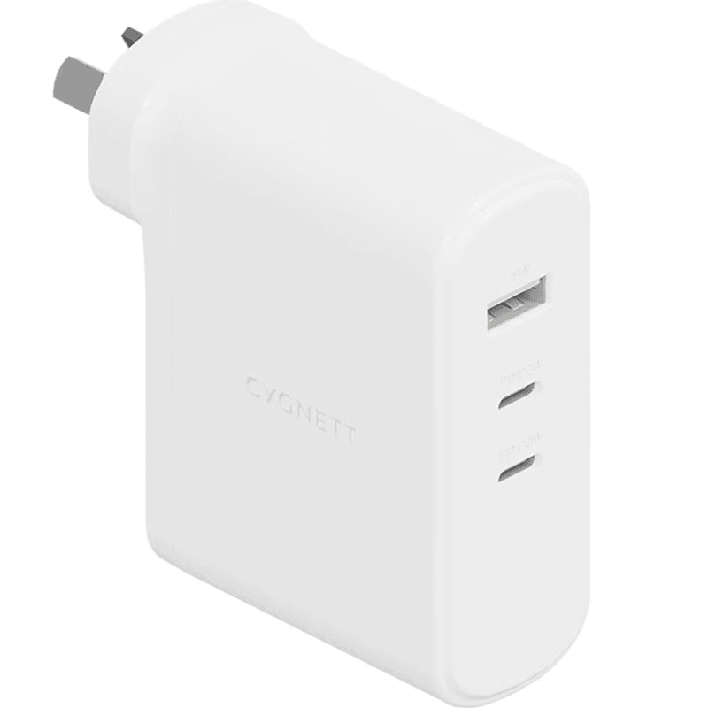 Cygnett Powermaxx 100W USB/USB-C Multiport Gan Wall Charger CY4373PDWCH CY4373PDWCH - SuperOffice