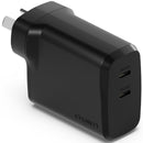 Cygnett PowerPlus 60W Dual Port USB-C PD Fast Wall Charger CY4741PDWCH - SuperOffice