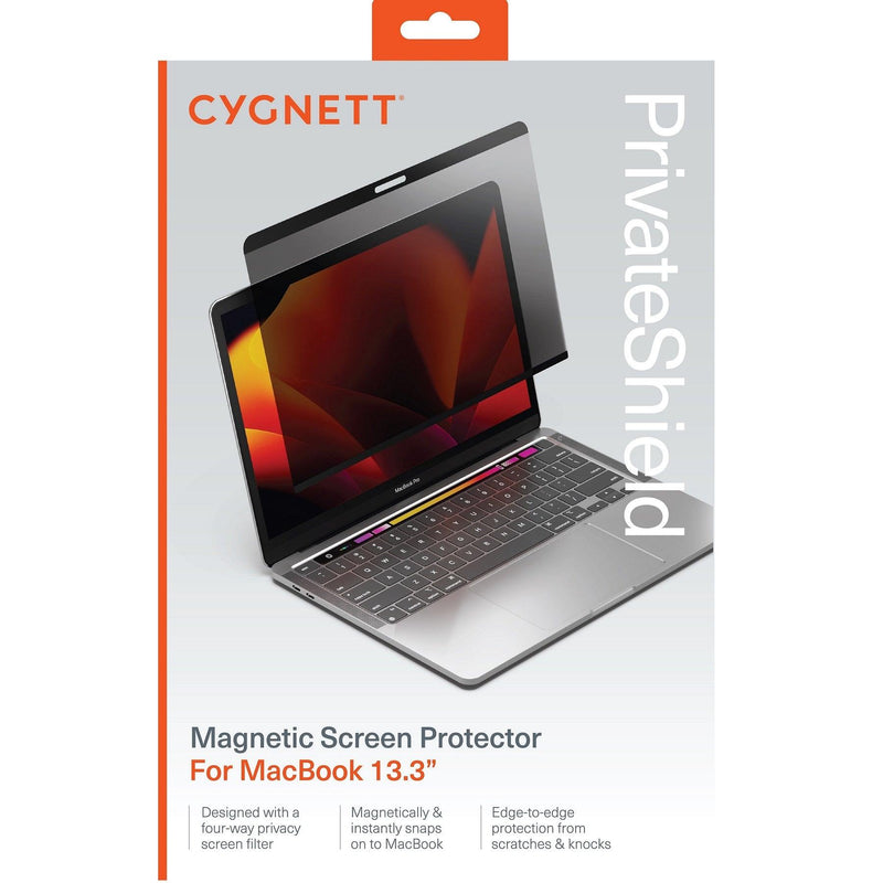 Cygnett PrivateShield Magnetic Privacy Screen Protector for MacBook 13.3" M1/M2 CY4709CPTGL - SuperOffice