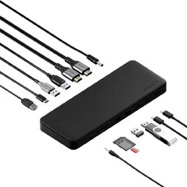 Cygnett Unite HighDock 13-in-1 USB-C Dock Station HDMI/USB/Ethernet/SD CY5149HUB14 - SuperOffice