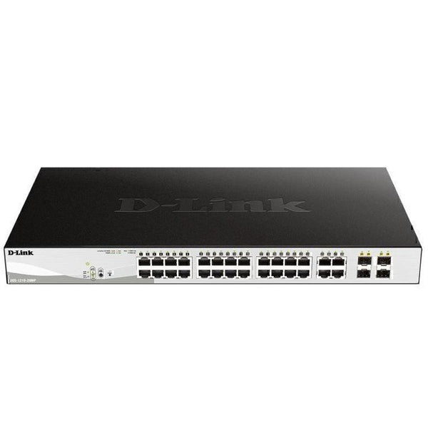 D-Link 28-Port Gigabit Smart Managed 370W PoE Switch with 28 RJ45 DGS-1210-28MP - SuperOffice