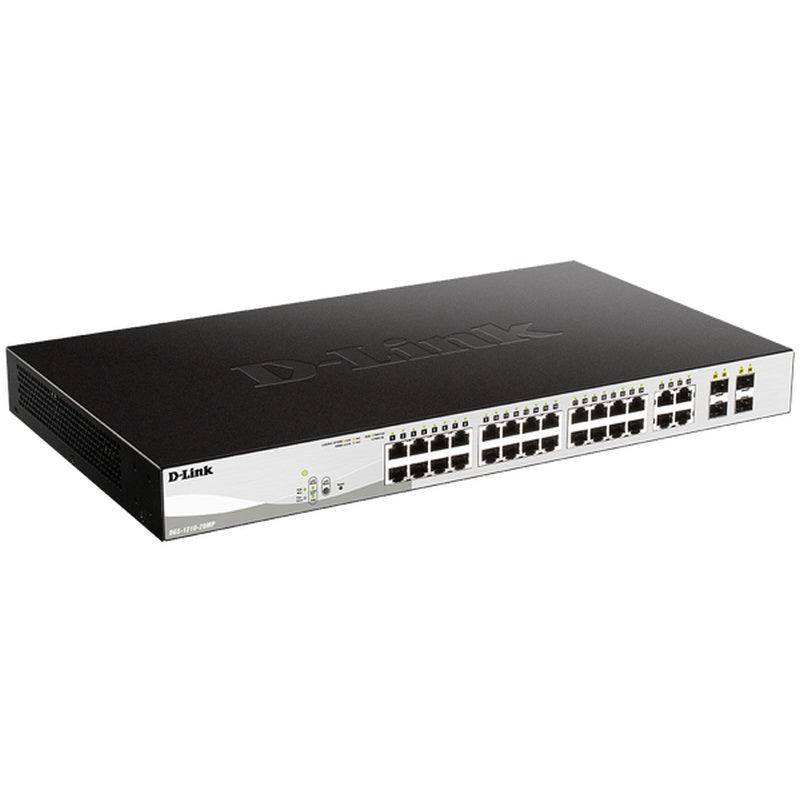 D-Link 28-Port Gigabit Smart Managed 370W PoE Switch with 28 RJ45 DGS-1210-28MP - SuperOffice