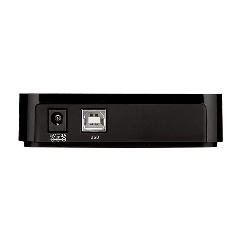 D-Link 7-Port USB 2.0 Fast Charge Hub Black DUB-H7 - SuperOffice