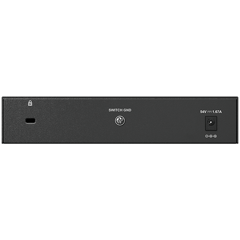 D-Link 8-Port Gigabit PoE+ Unmanaged Switch Metal Housing DGS-1008P - SuperOffice