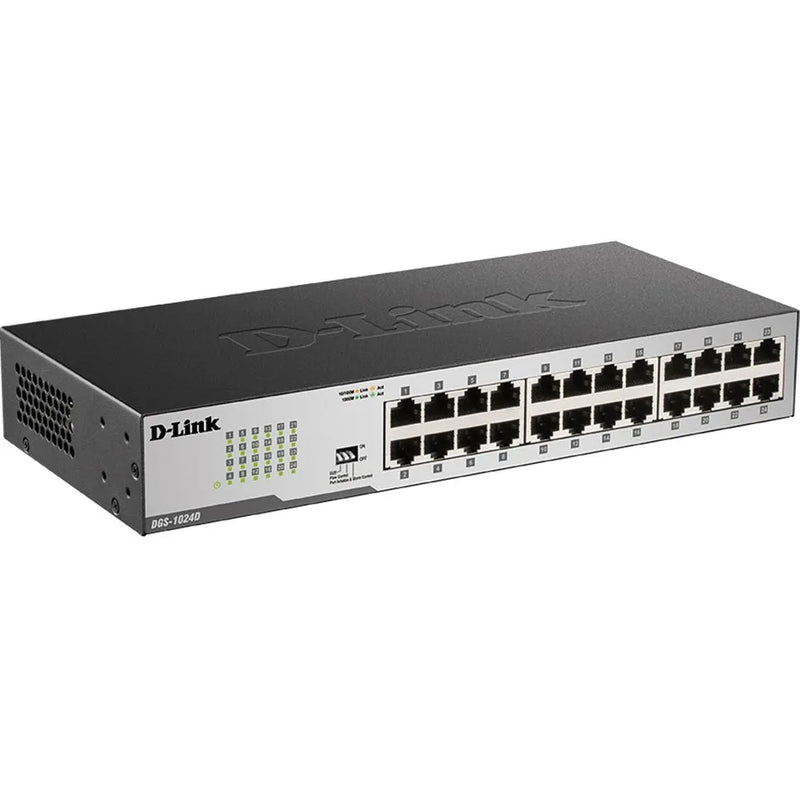 D-Link DGS-1024D 24-Port Gigabit Unmanaged Switch High-Speed Ethernet Network DGS-1024D - SuperOffice
