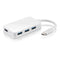 D-Link USB-C to 4-Port USB 3.0 Hub White DUB-H410 - SuperOffice