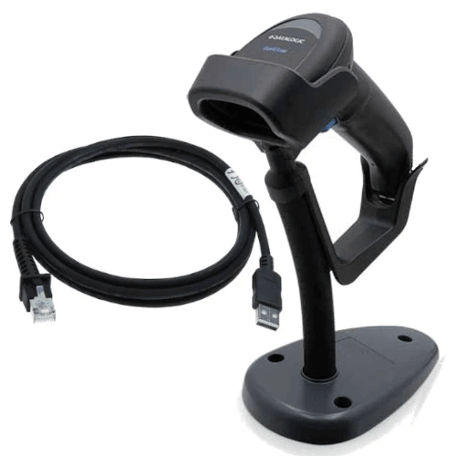 Datalogic QuickScan QD2500 Barcode Scanner Stand Kit USB 1D 2D QD2590-BKK1B QD2590-BKK1B - SuperOffice
