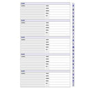 Debden A-Z Tabs For Executive Edition A4 Series Dayplannner EX5001 - SuperOffice