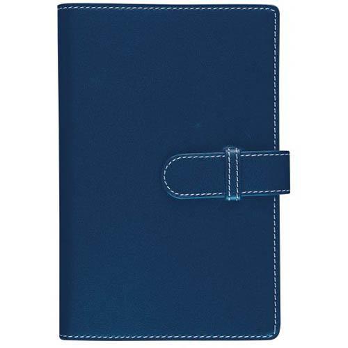 Debden Accent Compendium A4 With Ruled Notepad 245 X 320Mm Pu Cover Navy Blue 5459 - SuperOffice
