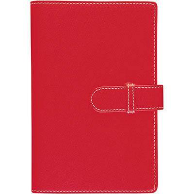Debden Accent Pu Compendium With A4 Notepad Red 5415 - SuperOffice