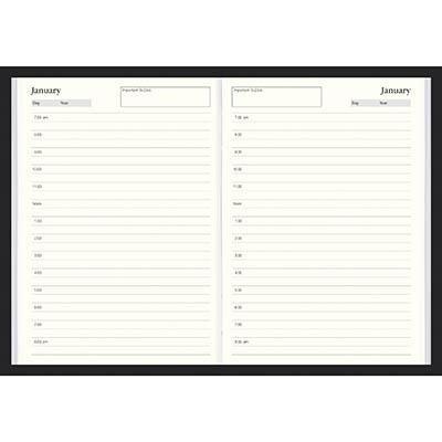 Debden Any Year Diary Day To Page A4 Black 15044 - SuperOffice