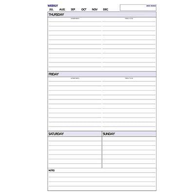 Debden Dayplanner Personal Edition Refill Edition Weekly Non-Dated 6 Ring 172 X 96Mm 60 Pages PR2016 - SuperOffice